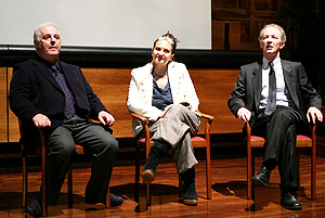 Da sinistra: Daniel Barenboim, Emma Dante e Enrico Girardi
