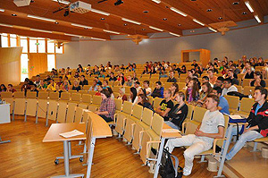 Un'aula dell'Università di Västerås