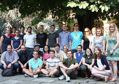 Foto di gruppo per gli studenti tedeschi ospiti della Cattolica