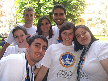 I ragazzi del Servizio civile dell'Università Cattolica 2011