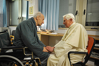 Il cardinale Roger Etchegaray, ricoverato al Policlinico Gemelli, riceve la visita del Santo Padre Benedetto XVI