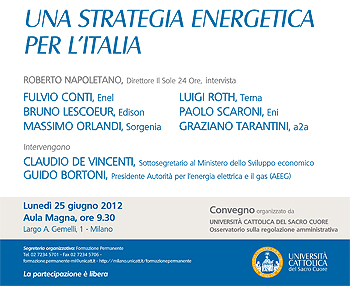 Strategia energetica per l'Italia