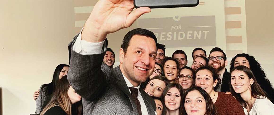 Il fake candidato alle presidenziali