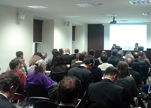 Un momento della presentazione dell'Osservatorio monetario 3/2014 al Palazzo delle Stelline