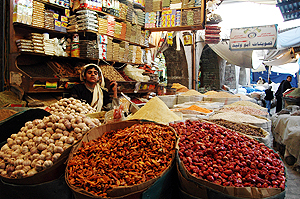 Un mercato di Sanaa - Foto di Marco Lombardi
