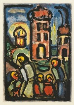 Un'opera dell'artista Rouault