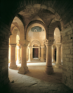 L'interno della Rotonda di San Tomè