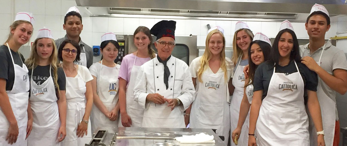 Cooking class per studenti internazionali 