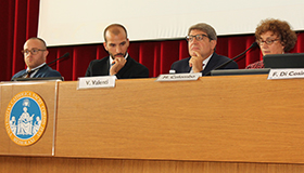 Il tavolo della presentazione dell'Annuario Cirmib 2014