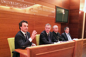 La presentazione del Bilancio di missione 2013 del Policlinico Gemelli