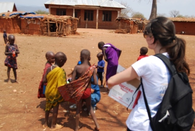 Elisa Zagni in Tanzania