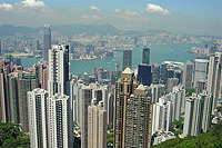 Skyline di Hong Kong