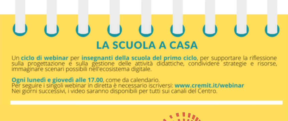 La scuola a casa con i webinar