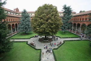 Primo Chiostro dell'Università Cattolica