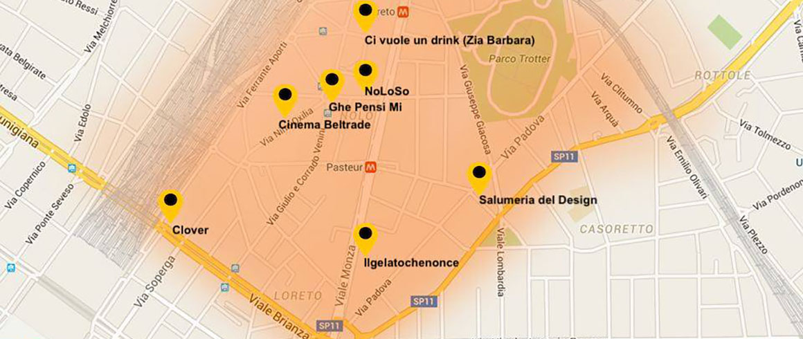 Milano, la passeggiata è social