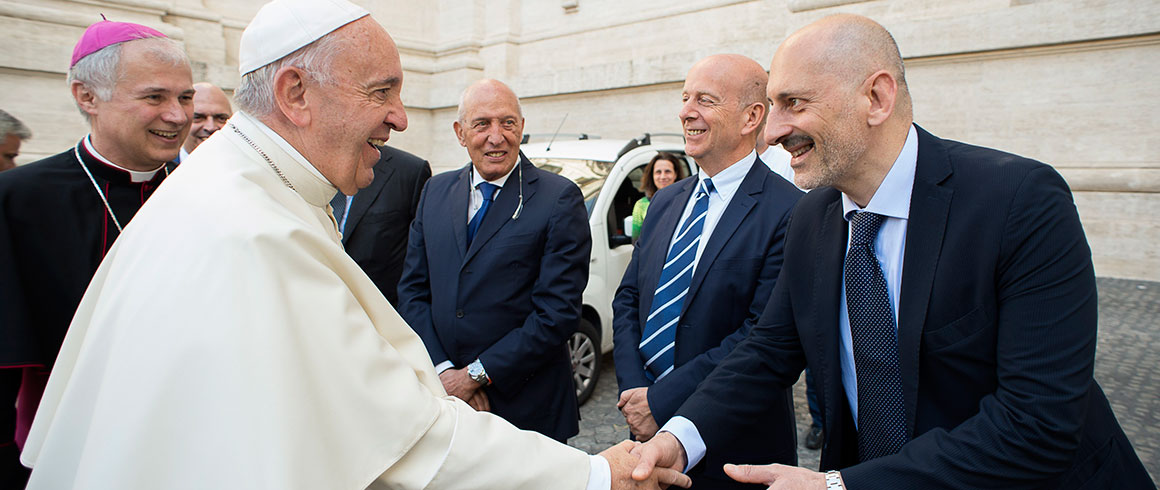 Il grazie di Francesco a Cattolica e Gemelli