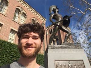 Alberto Vuignati alla University of Southern California di Los Angeles