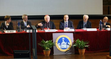 La presentazione in Aula Magna