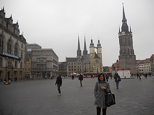 Martina Agosti nella sua citt&agrave; di adozione