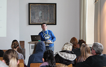 Una delle presentazioni dell'Universit&agrave; Cattolica a Monaco