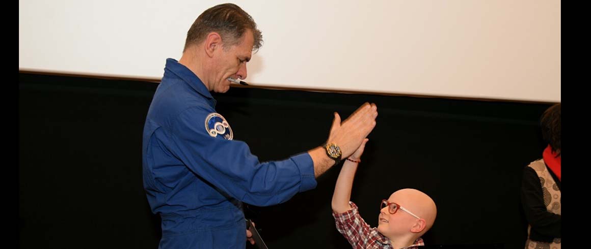 Paolo Nespoli al Gemelli