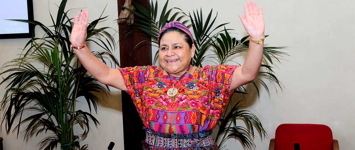 L’appello di Rigoberta Menchú