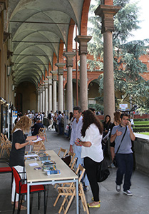 Immagini dai chiostri durante l'Open day 2014