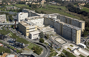 Veduta aerea del Policlinico A. Gemelli