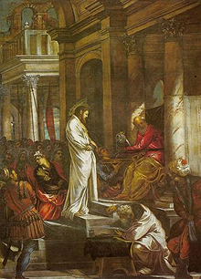 Tintoretto, Cristo davanti a Pilato (Venezia, Scuola di San Rocco)